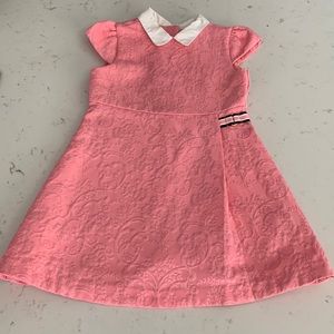 Janie and Jack pink toddler dress size 4t
